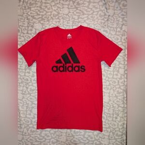 Adidas Men's Red Short Sleeve Tee